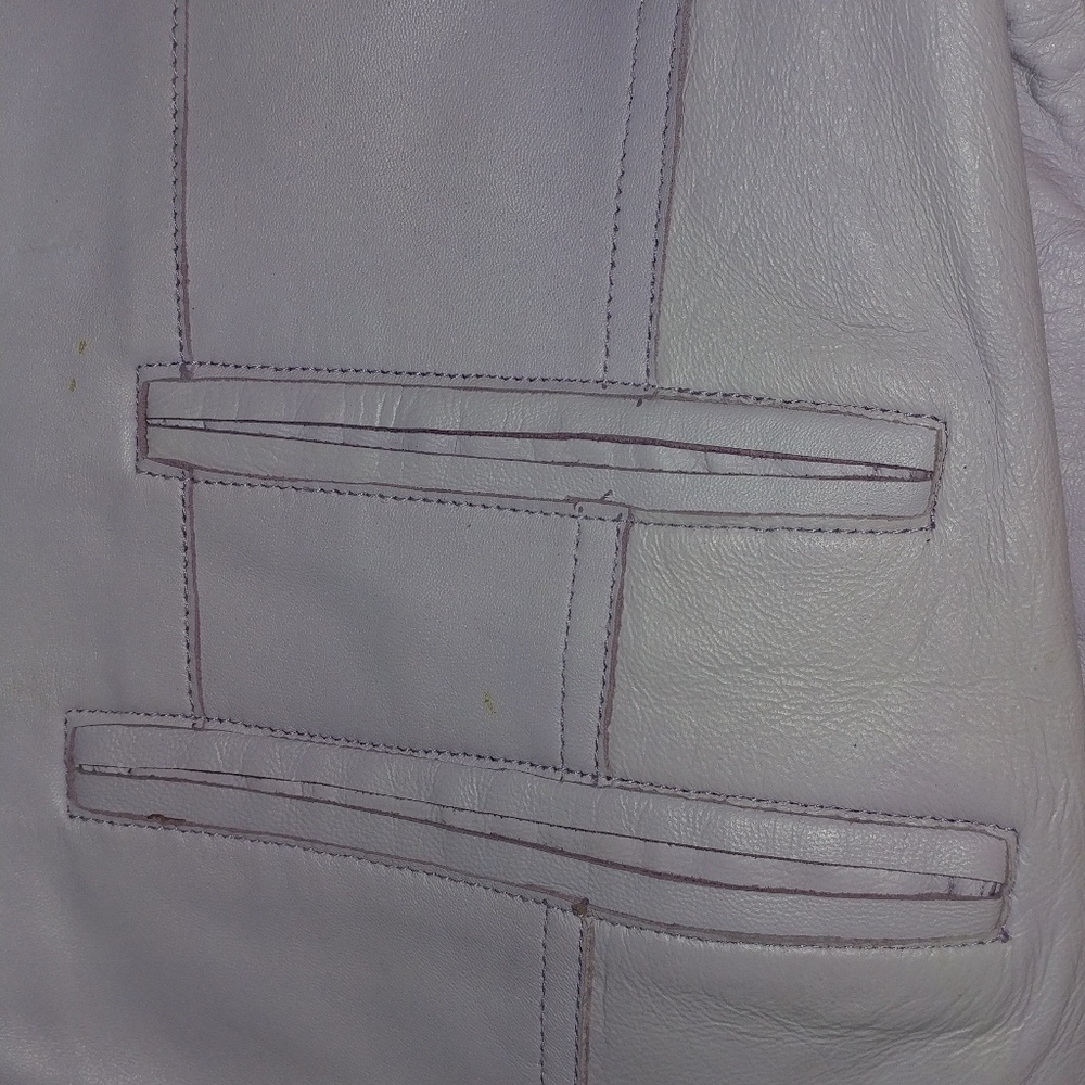 Soft. Spring Leather Jacket - Picture 3 of 4